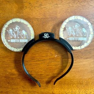 Disney Haunted Mansion 50th Anniversary Animated Glow Light Up Ears Headband